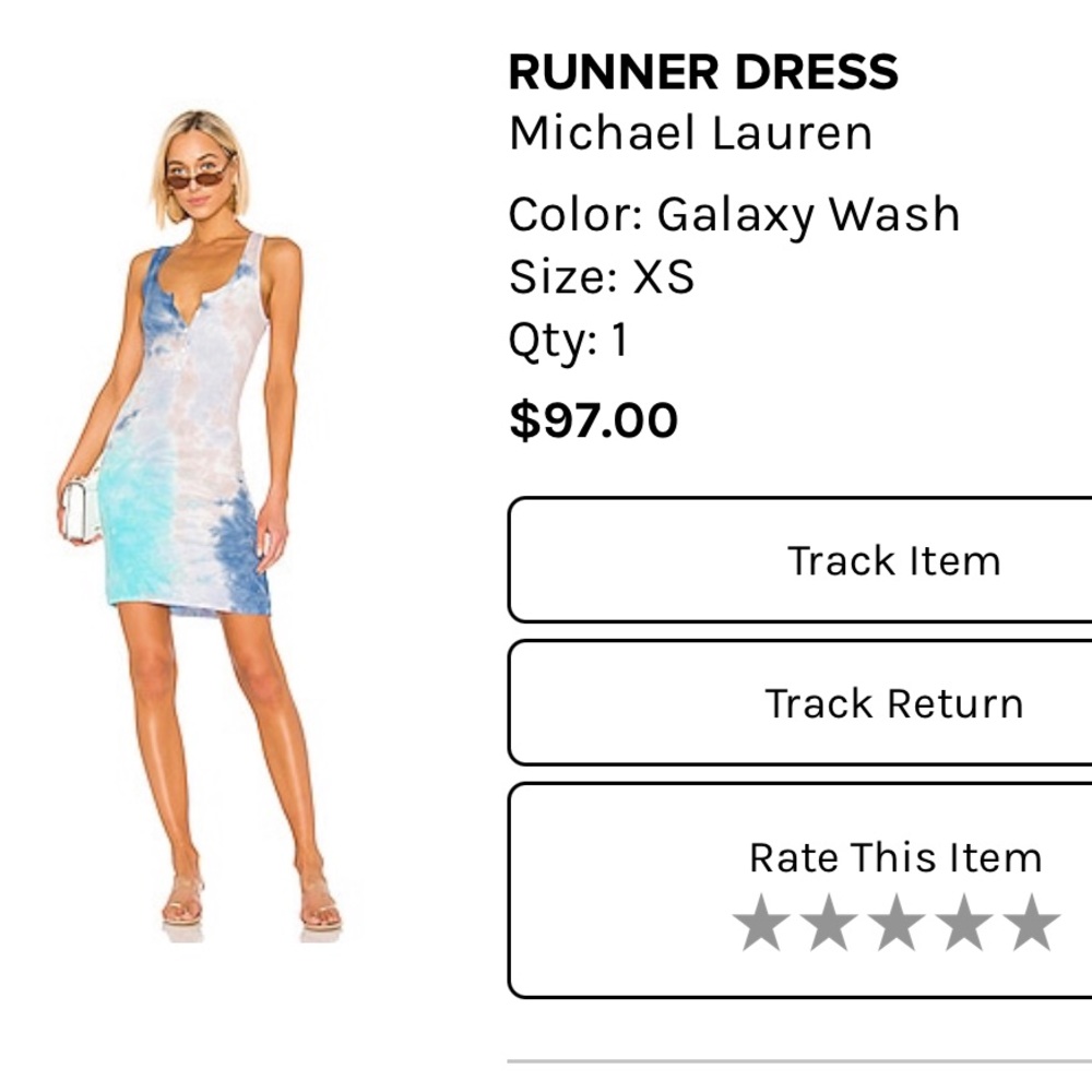 Michael Lauren Galaxy Dress XS